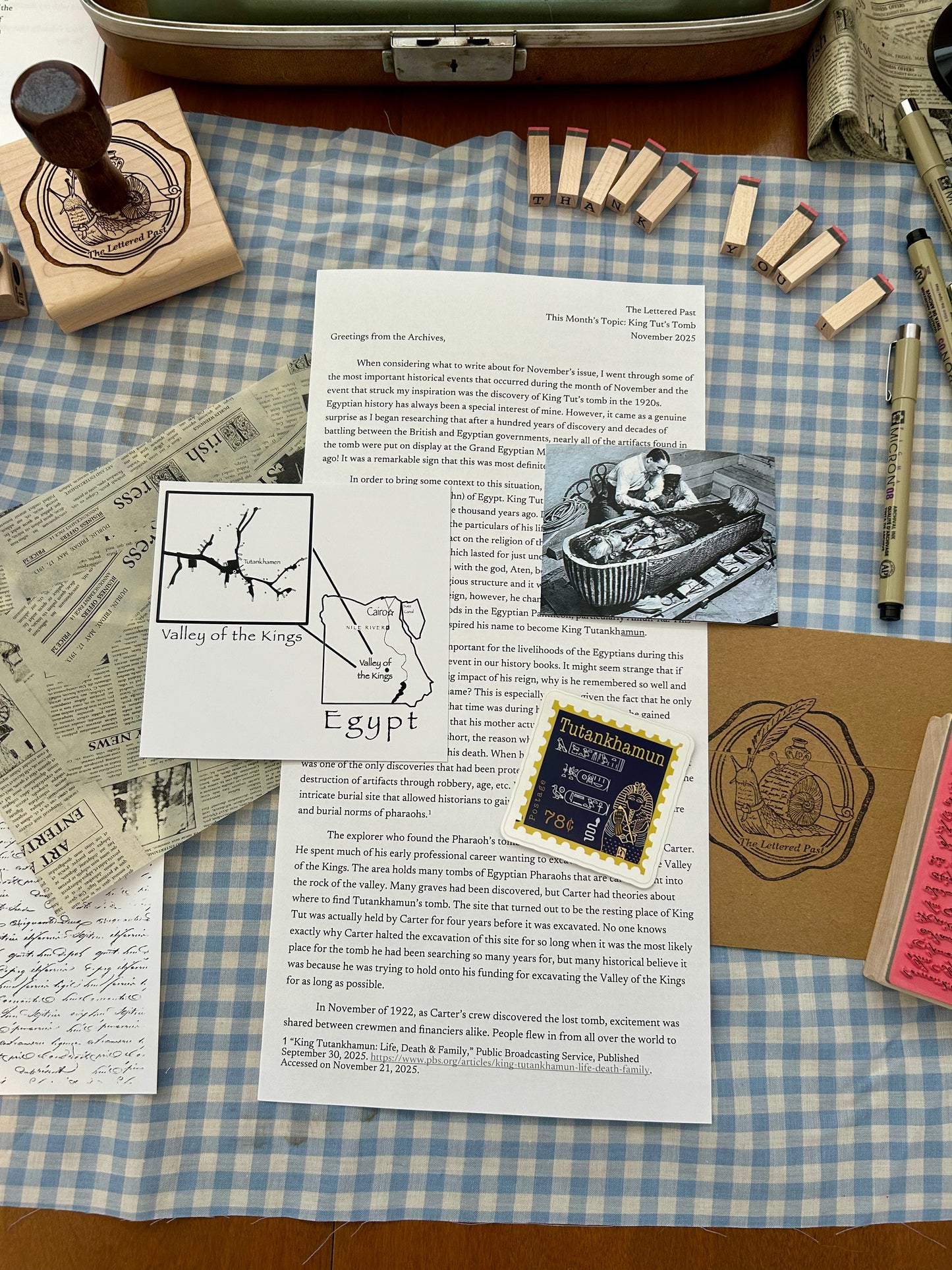 The Lettered Past Snail Mail Club Subscription
