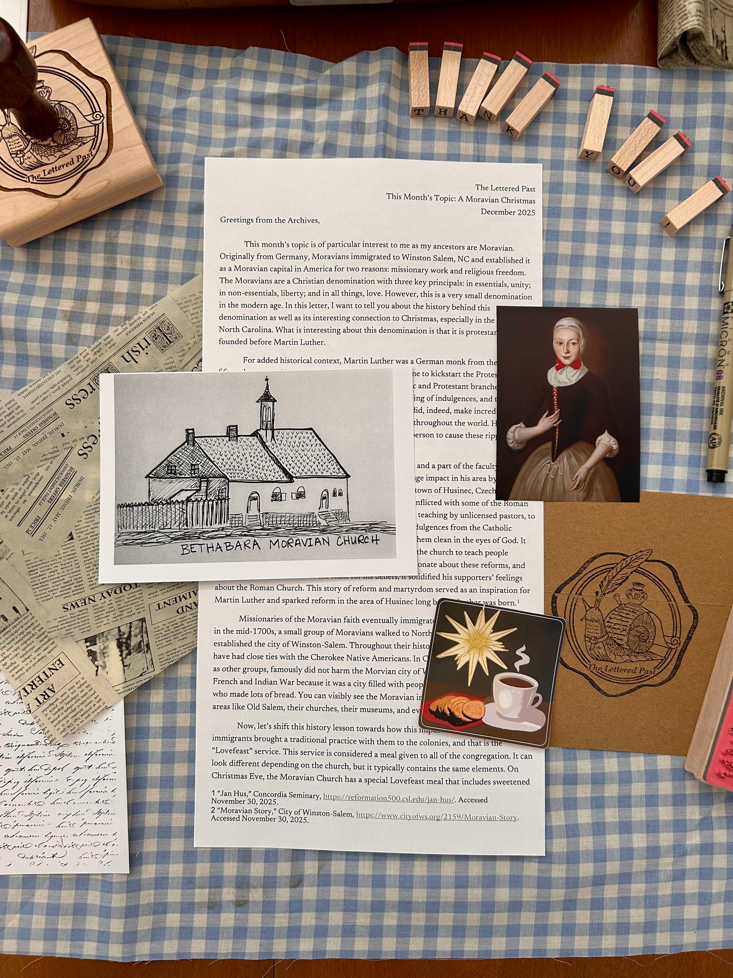 The Lettered Past Snail Mail Club Subscription