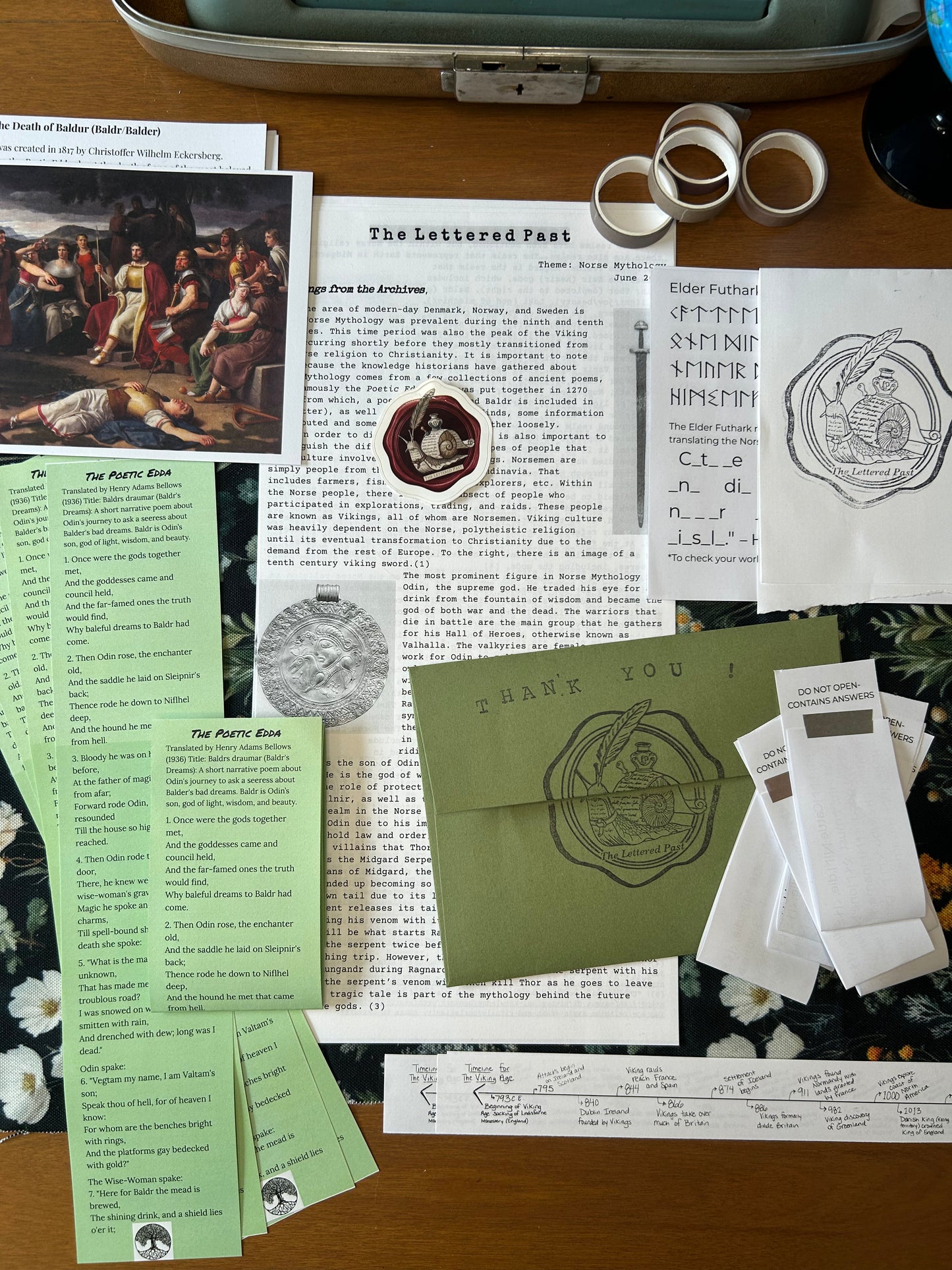 The Lettered Past Snail Mail Club Subscription