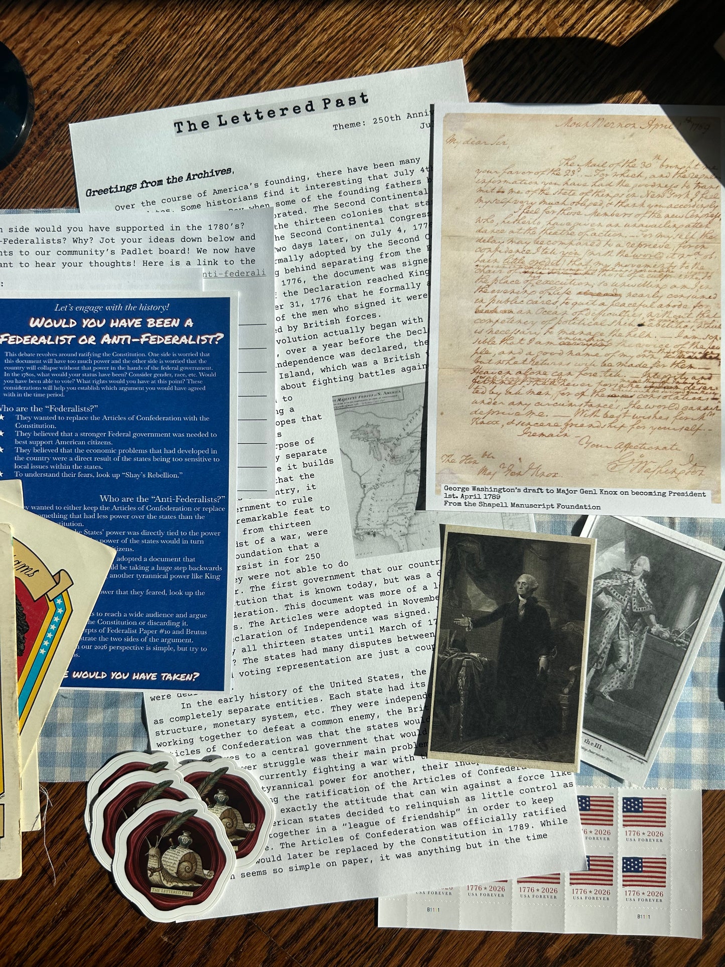 The Lettered Past Snail Mail Club Subscription